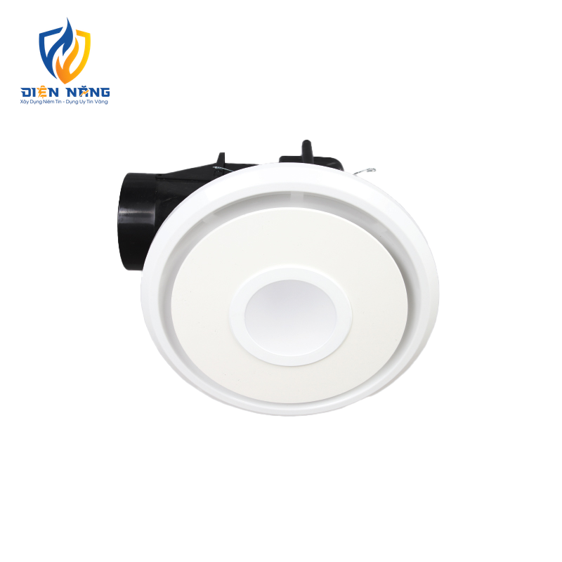 Quạt hút ốp trần Ceiling mặt tròn, kết hợp đèn DLC-6/3C mã AFCL-130R6