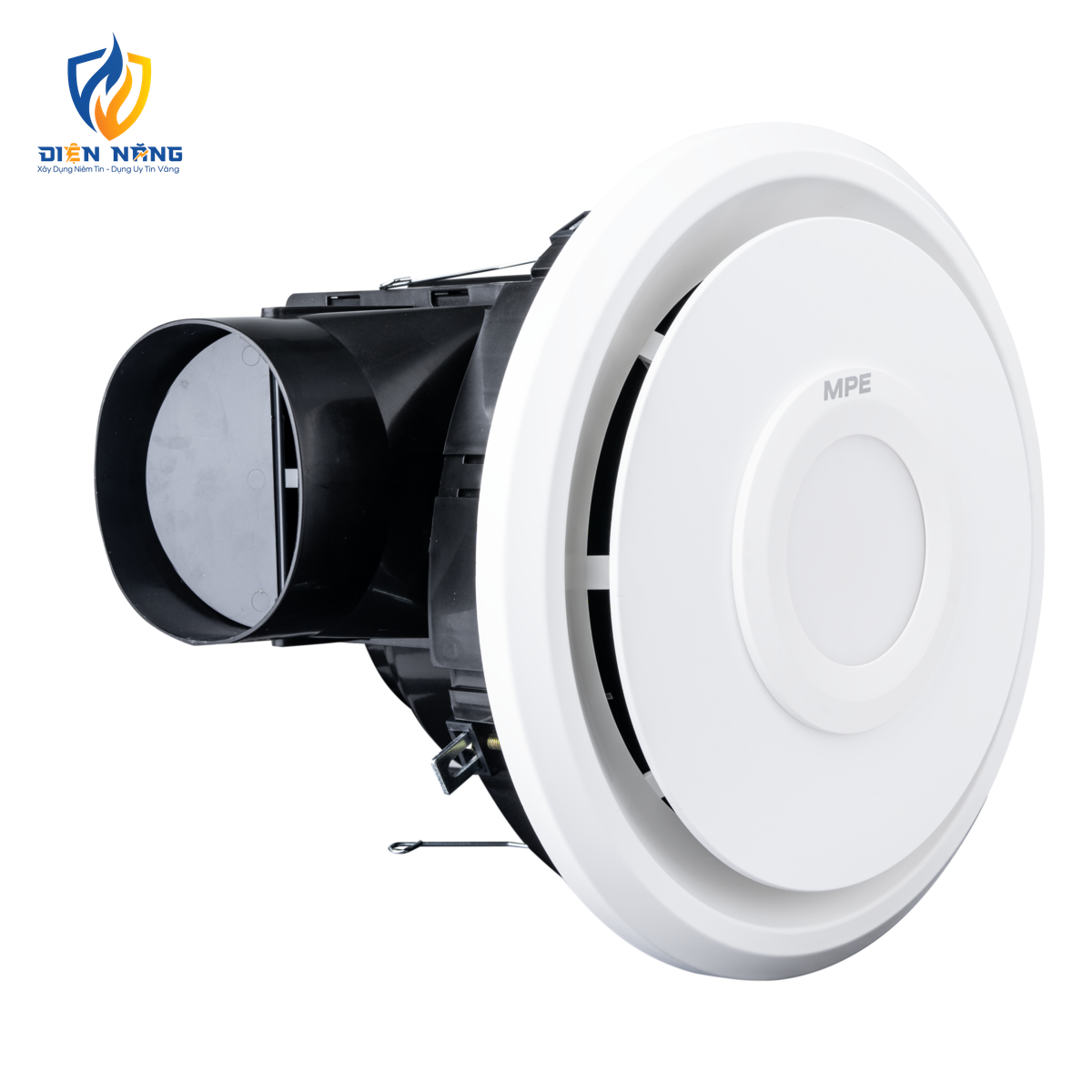 Quạt hút ốp trần Ceiling mặt tròn, kết hợp đèn DLC-9/3C mã AFCL-130R9 - anh 3