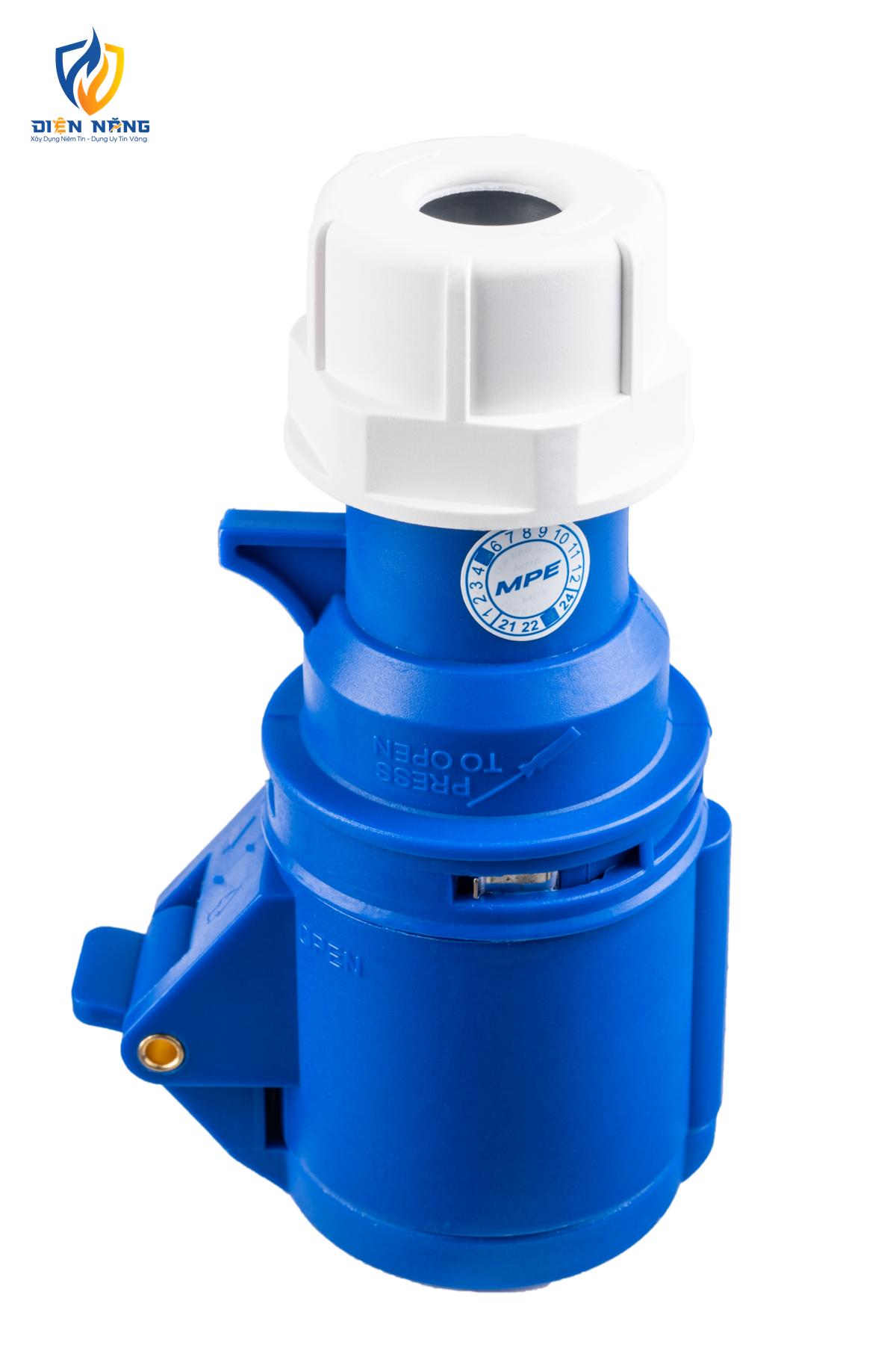 Ổ cắm di động có kẹp giữ dây 3 cực, 16A, IP44 mã MPN-213 - anh 3