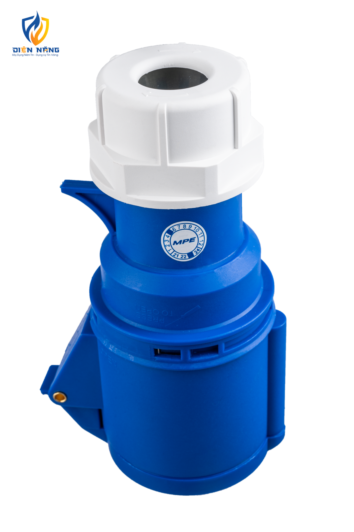 Ổ cắm di động có kẹp giữ dây 3 cực, 32A, IP44 mã MPN-223 - anh 2