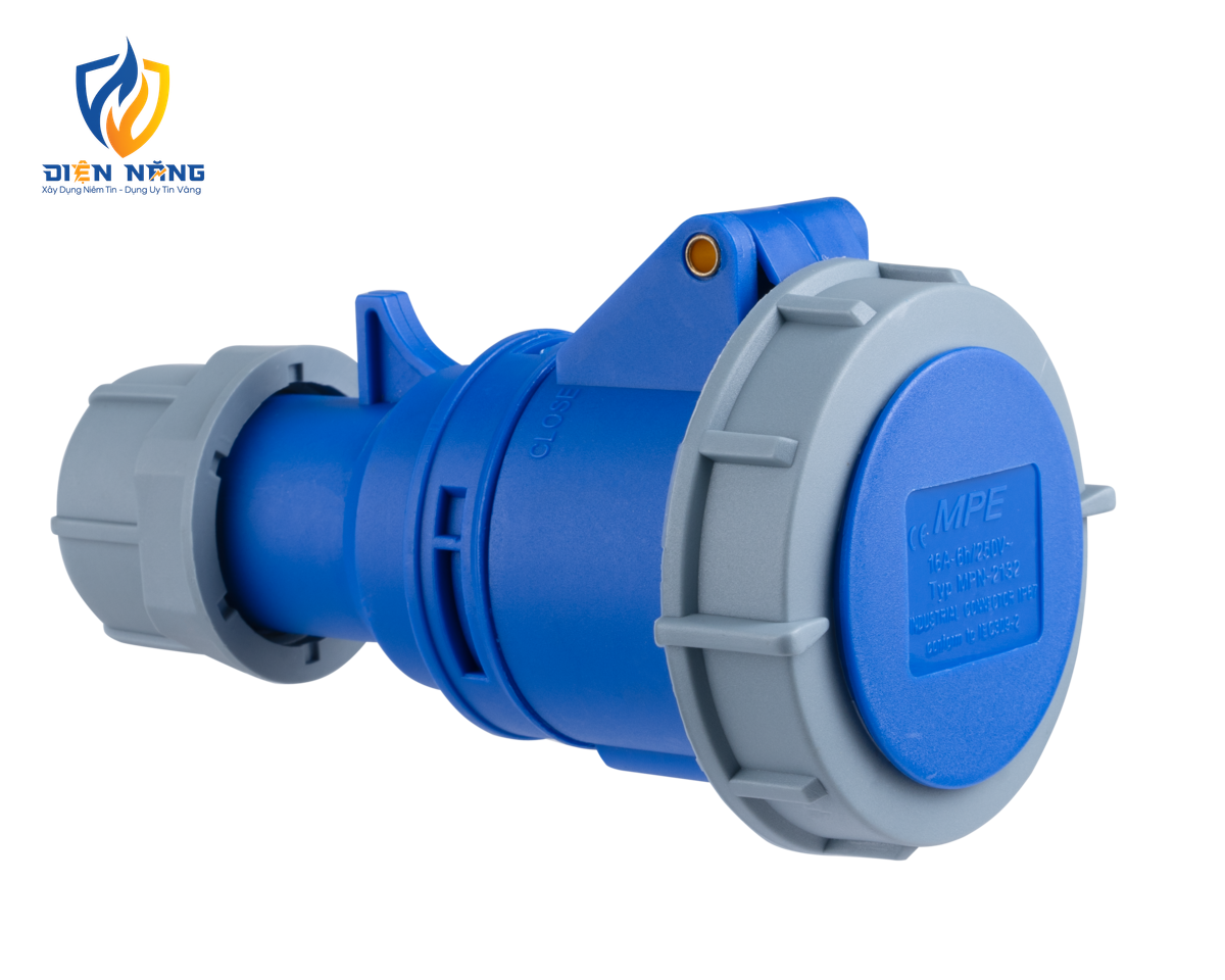 Ổ cắm di động có kẹp giữ dây 3 cực, 16A, IP67 mã MPN-2132 - anh 3