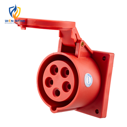 Ổ cắm loại cố định bắt trên bảng điện 5 cực, 16A, IP44 mã MPN-315