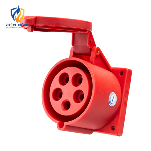 Ổ cắm loại cố định bắt trên bảng điện 5 cực, 32A, IP44 mã MPN-325