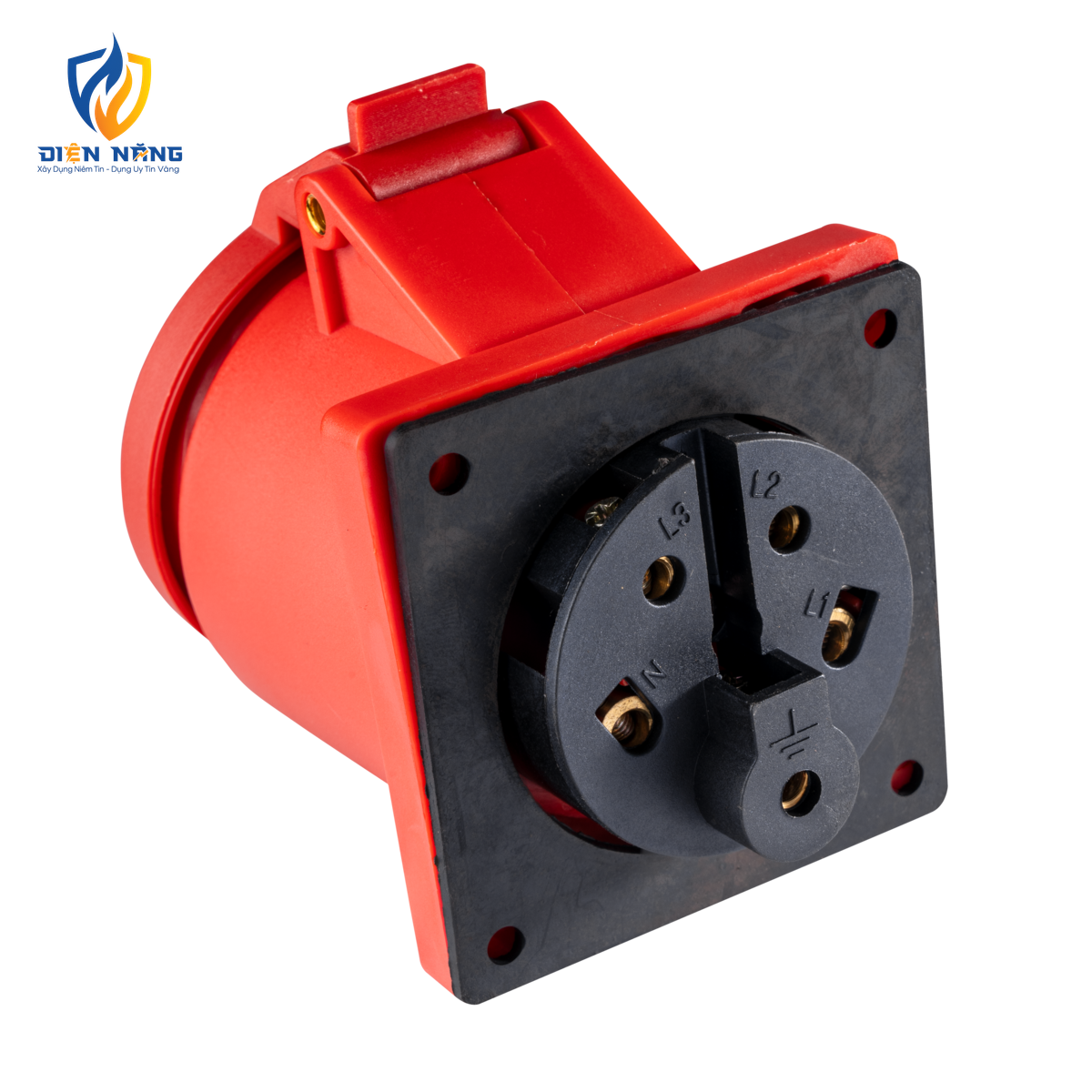 Ổ cắm loại cố định bắt trên bảng điện 5 cực, 32A, IP44 mã MPN-325 - anh 2