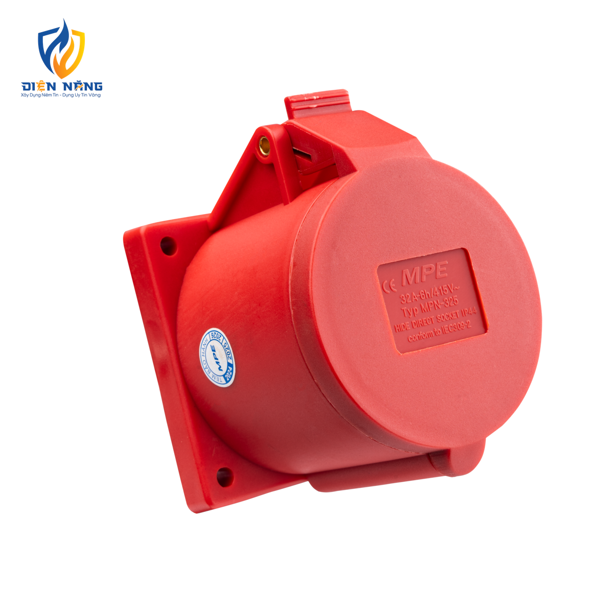 Ổ cắm loại cố định bắt trên bảng điện 5 cực, 32A, IP44 mã MPN-325 - anh 3