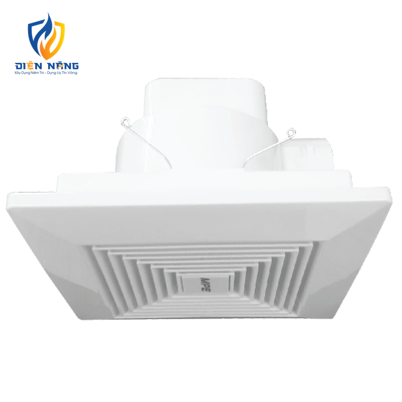 Quạt hút âm trần có mặt che bảo vệ, mặt vuông, đục lỗ trần 292mm mã AFC-300