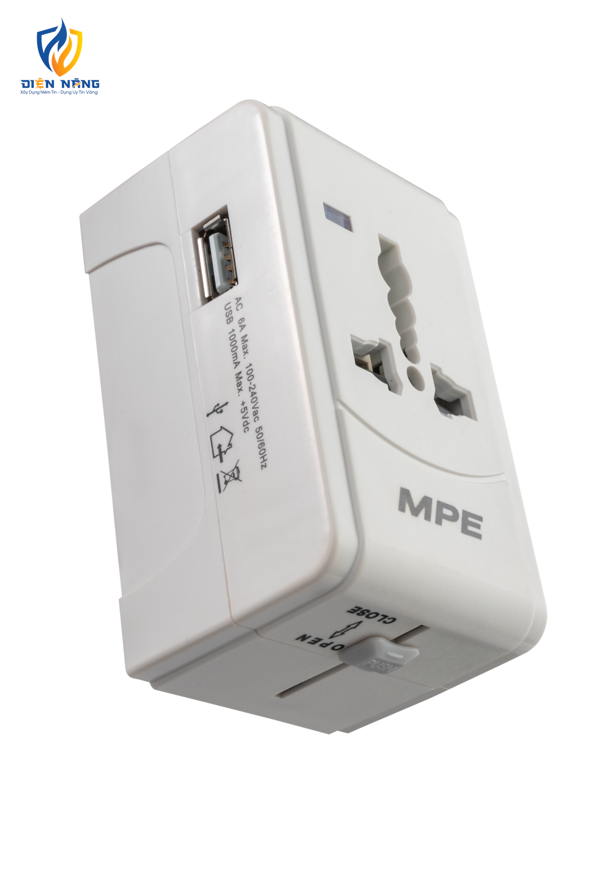 Ổ cắm du lịch, Tích hợp cổng USB mã TA2