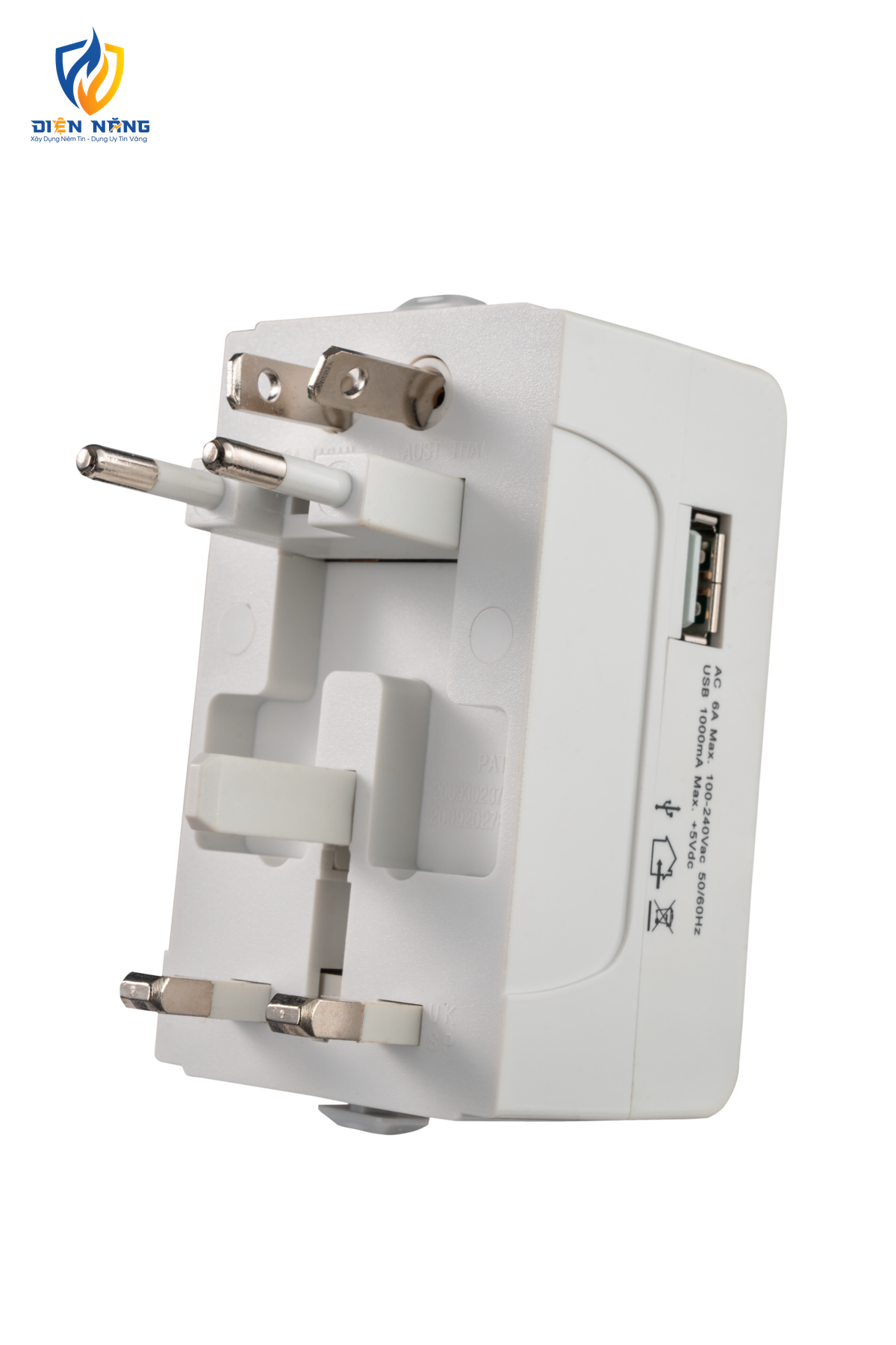Ổ cắm du lịch, Tích hợp cổng USB mã TA2 - anh 2