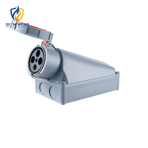 Ổ cắm cố định bắt trên tường 4 cực, 125A, IP67 mã MPN-1442