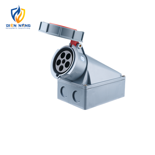 Ổ cắm cố định bắt trên tường 5 cực, 125A, IP67 mã MPN-1452