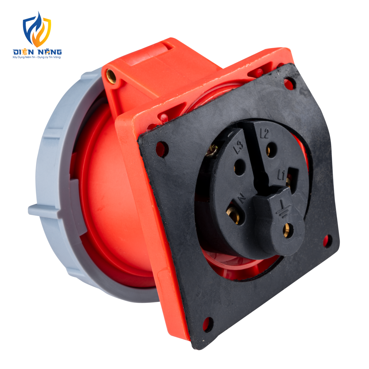 Ổ cắm loại cố định bắt trên bảng điện 5 cực, 16A, IP67 mã MPN-3152 - anh 3