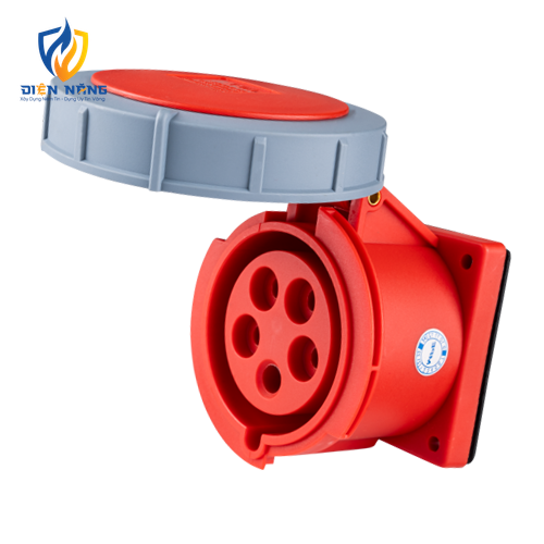 Ổ cắm loại cố định bắt trên bảng điện 5 cực, 32A, IP67 mã MPN-3252