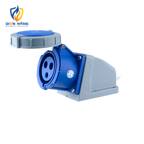 Ổ cắm cố định bắt trên tường 3 cực, 32A, IP67 mã MPN-1232