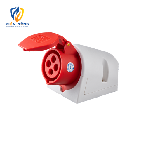 Ổ cắm cố định bắt trên tường 4 cực, 16A, IP44 mã MPN-114