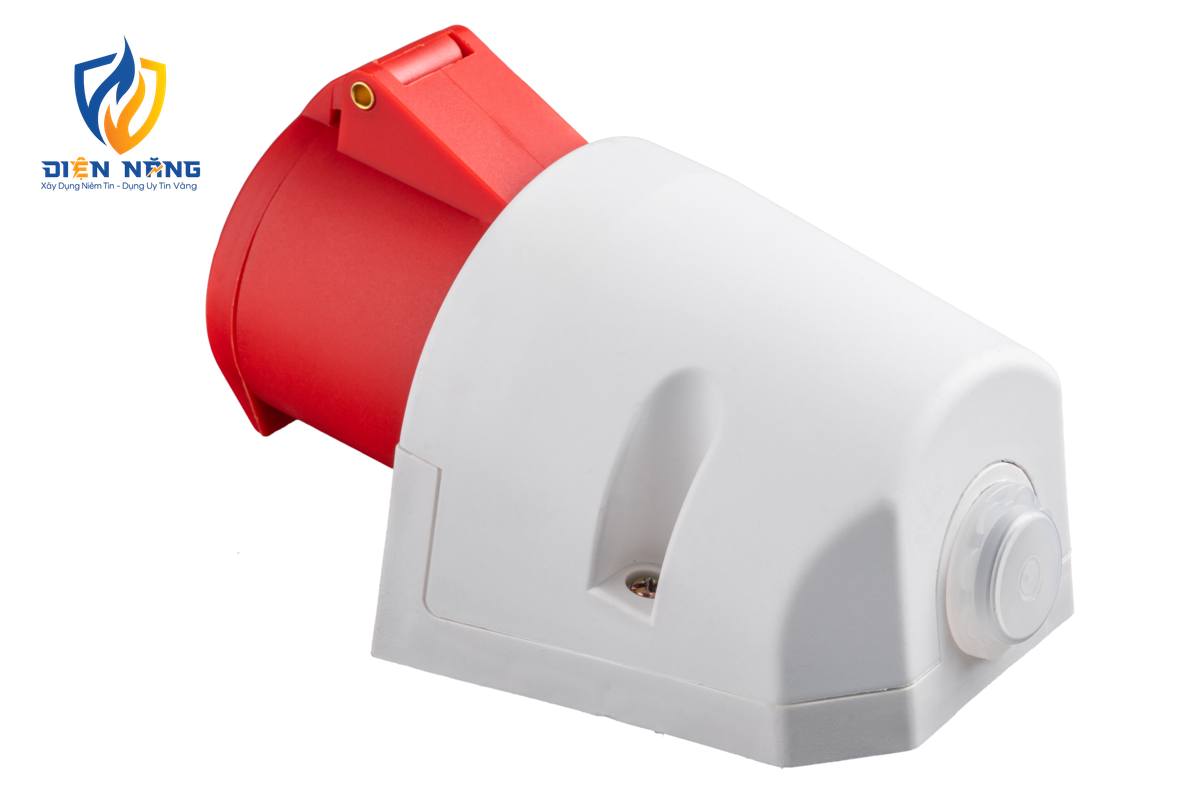 Ổ cắm cố định bắt trên tường 4 cực, 32A, IP44 mã MPN-124 - anh 3
