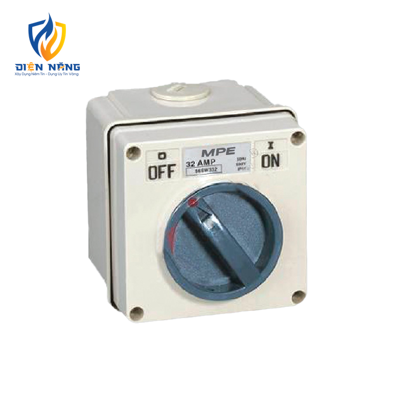 Cầu dao chống thấm nước IP66, 3 cực, 50A, 500V mã SW-350