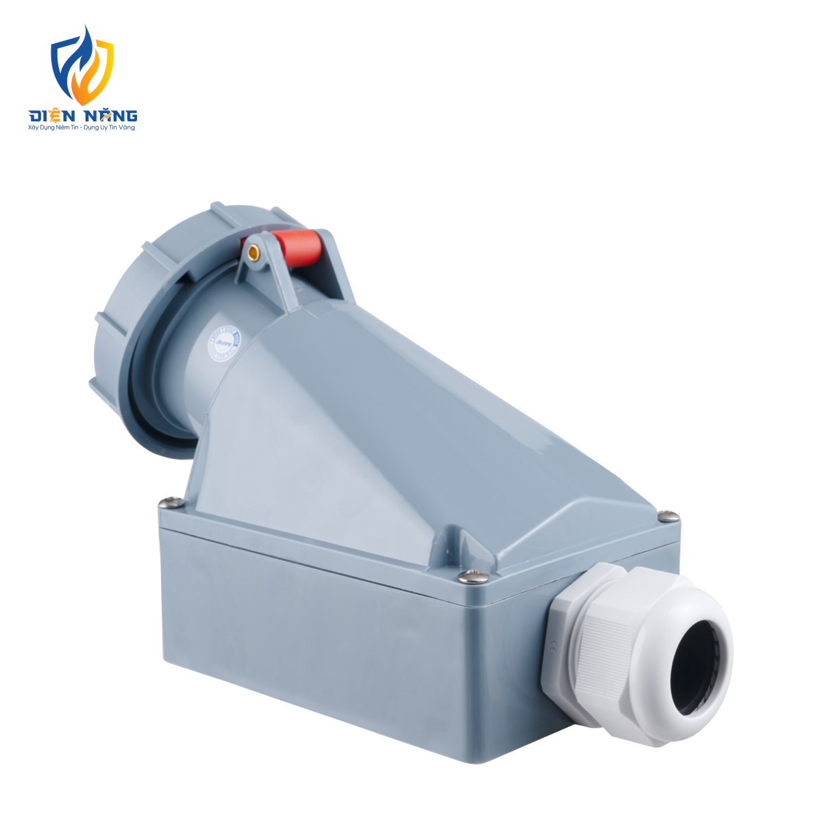 Ổ cắm cố định bắt trên tường 4 cực, 63A, IP67 mã MPN-1342 - anh 3