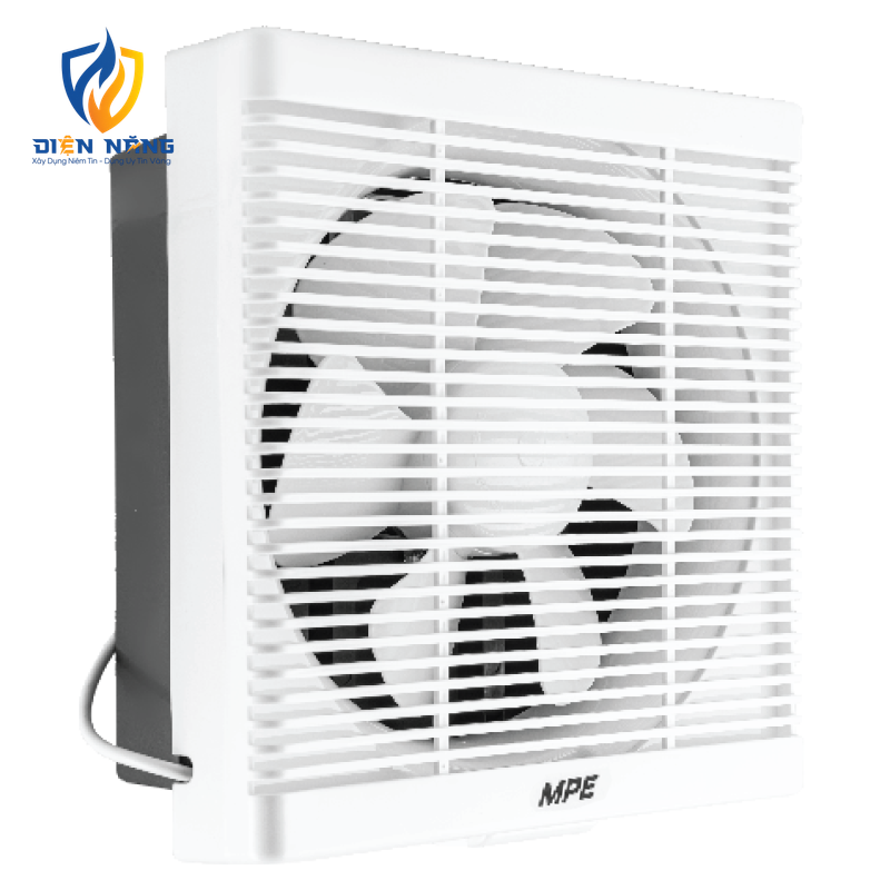 Quạt hút âm tường có mặt che bảo vệ, mặt vuông, đục lỗ tường 305mm mã AF-250