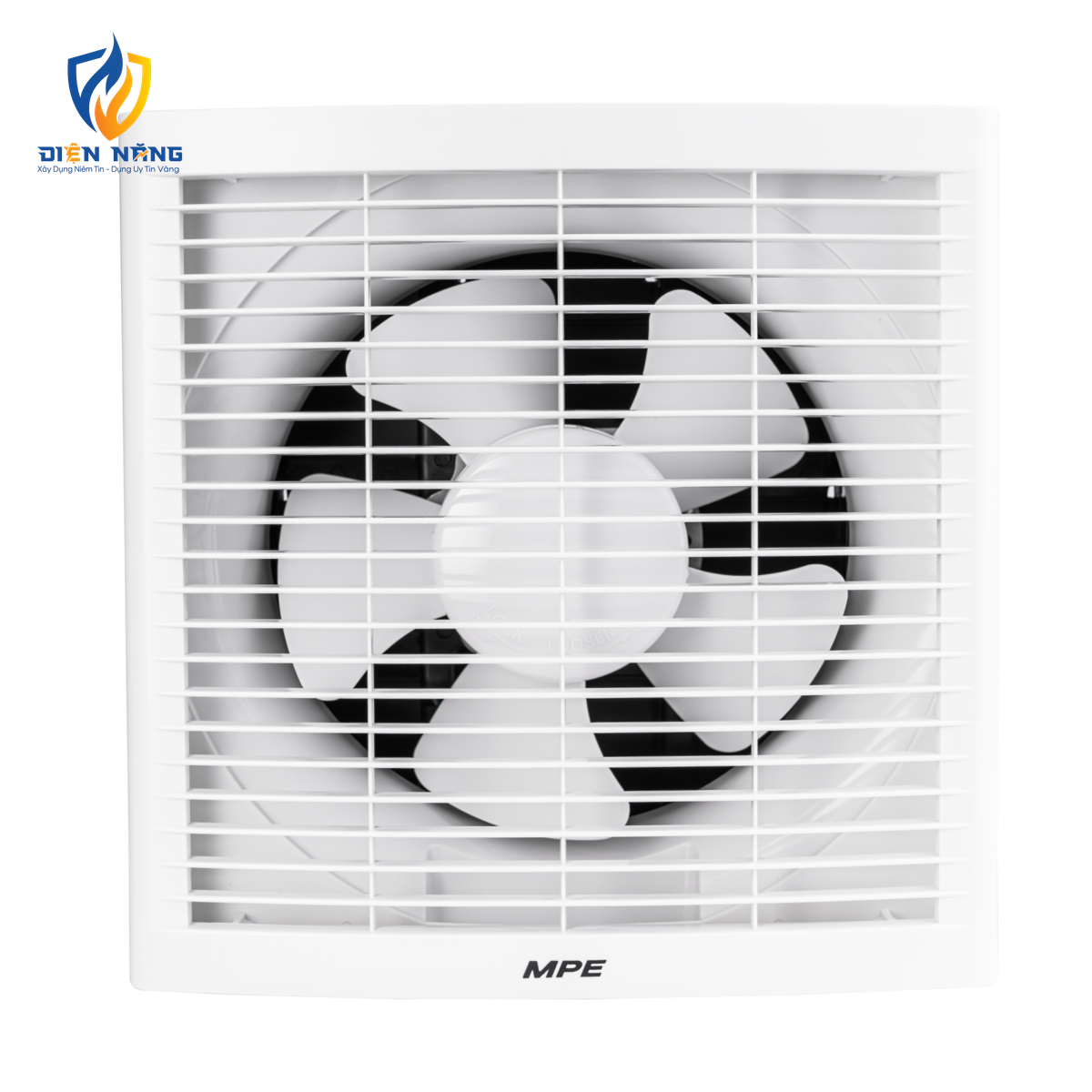 Quạt hút âm tường mô tơ bạc đạn, mặt vuông, đục lỗ tường 240mm mã AF2-200