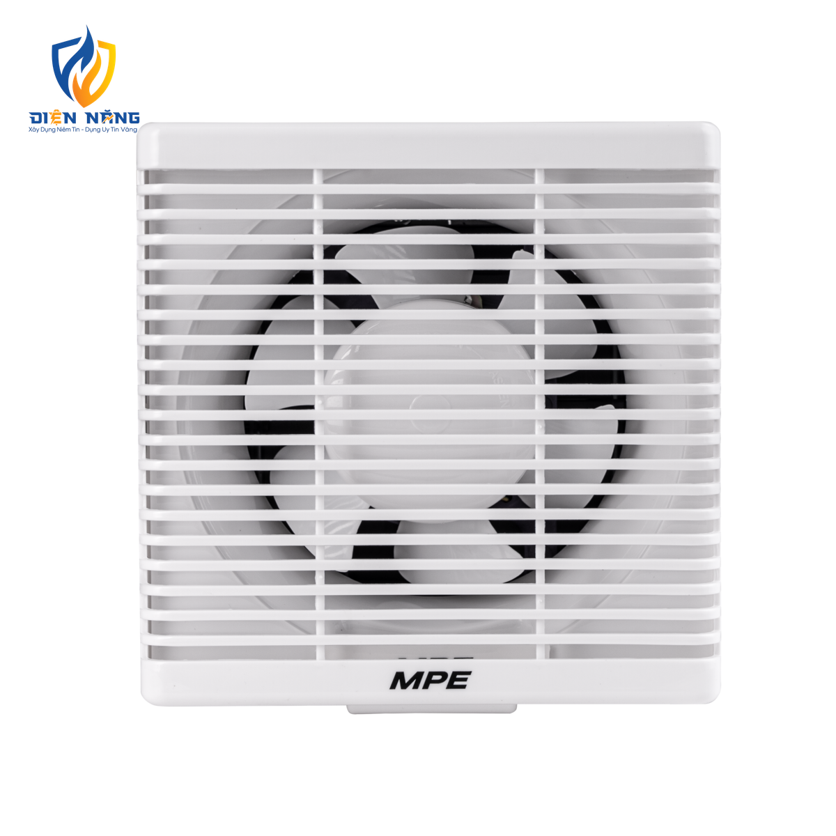 Quạt hút âm tường có mặt che bảo vệ, mặt vuông, đục lỗ tường 200mm mã AF-150 - anh 2