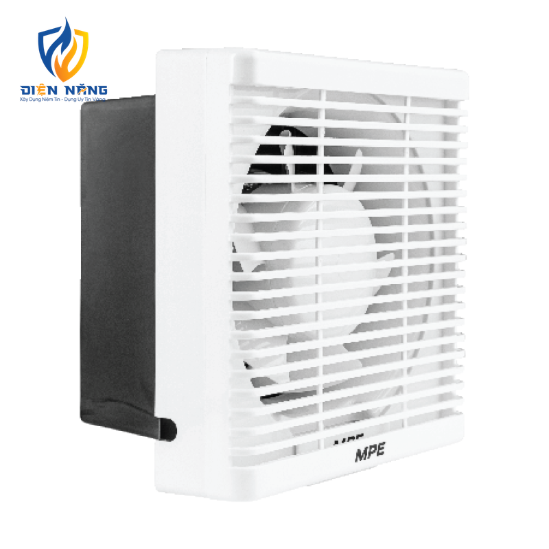 Quạt hút âm tường có mặt che bảo vệ, mặt vuông, đục lỗ tường 250mm mã AF-200