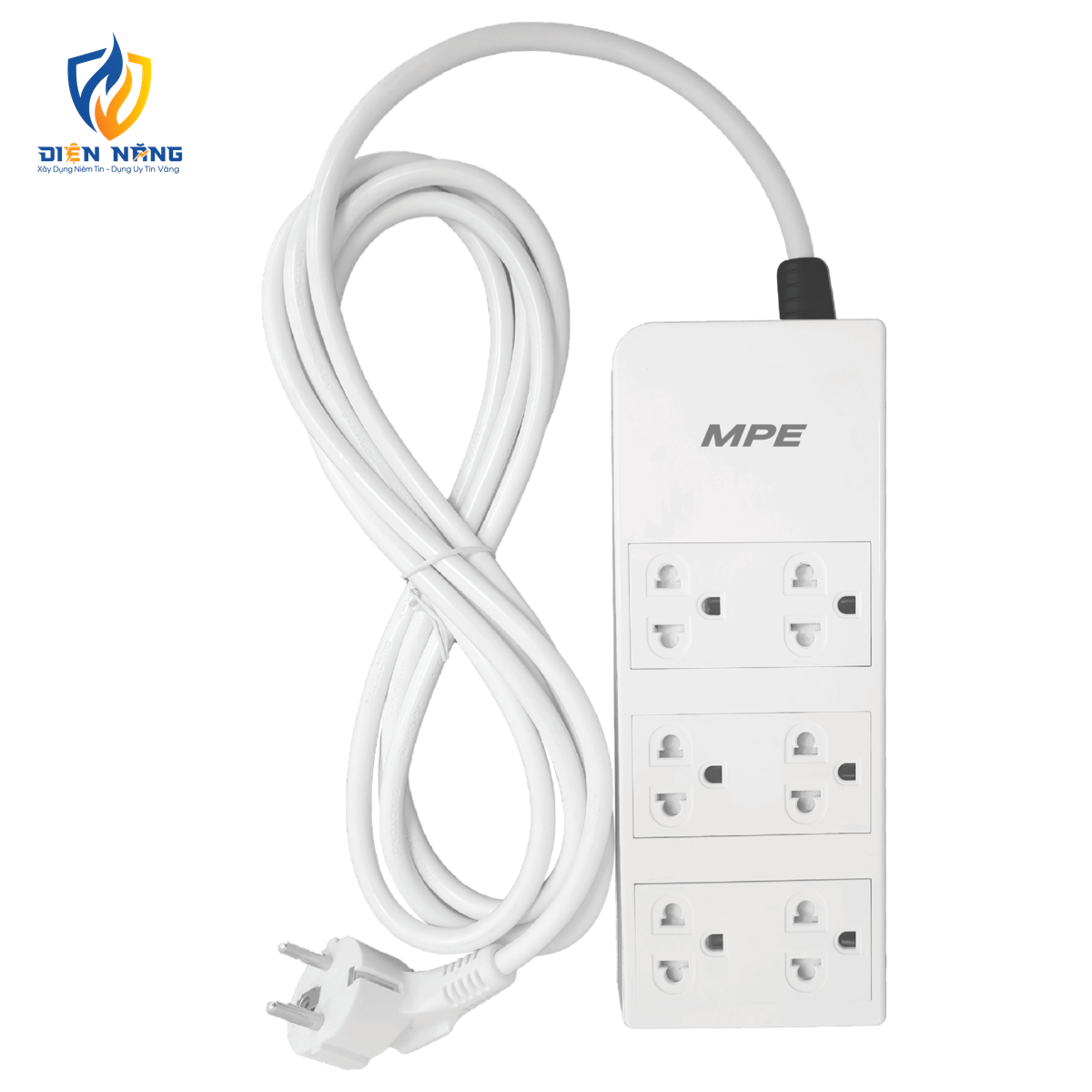 Ổ cắm di động 3 ổ cắm đôi ba chấu mã AM6S1