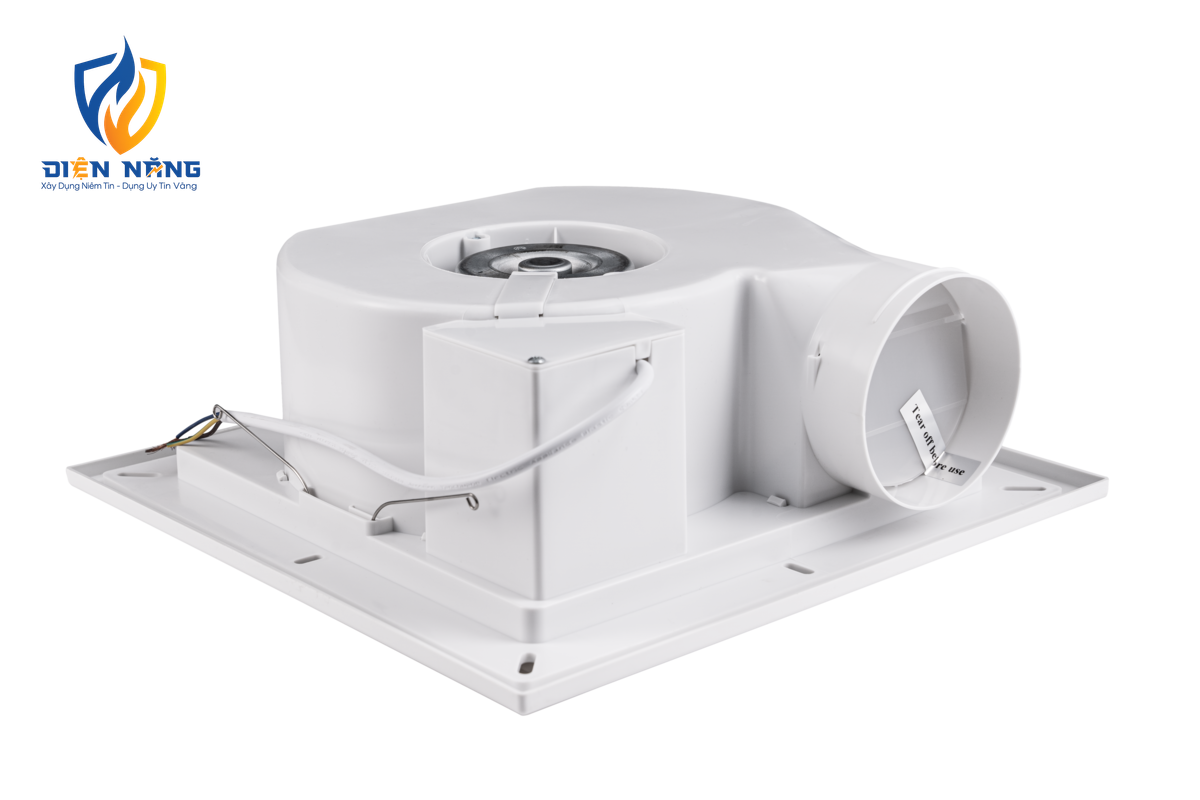Quạt hút âm trần mô tơ bạc đạn, mặt vuông, đục lỗ trần 258mm mã AFC2-300 - anh 3