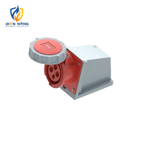 Ổ cắm cố định bắt trên tường 4 cực, 16A, IP67 mã MPN2-1142