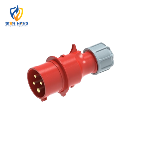 Phích cắm loại di động có kẹp giữ dây 4 cực, 16A, IP44 mã MPN2-014