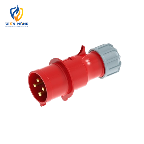 Phích cắm loại di động có kẹp giữ dây 4 cực, 32A, IP44 mã MPN2-024