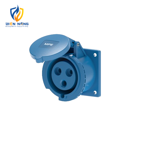 Ổ cắm loại cố định bắt trên bảng điện 3 cực, 16A, IP44 mã MPN2-313
