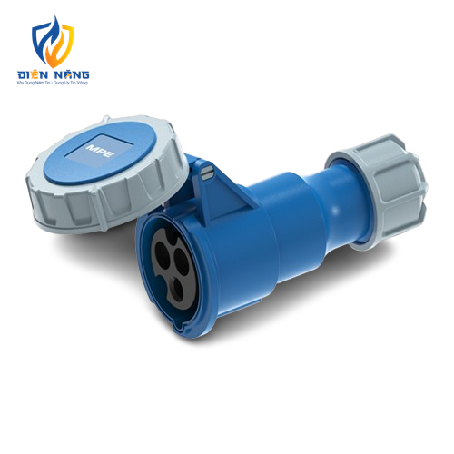 Ổ cắm di động có kẹp giữ dây 3 cực, 16A, IP67 mã MPN2-2132