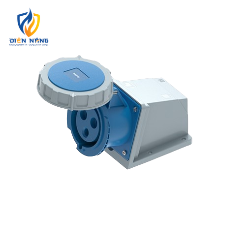 Ổ cắm cố định bắt trên tường 3 cực, 16A, IP67 mã MPN2-1132