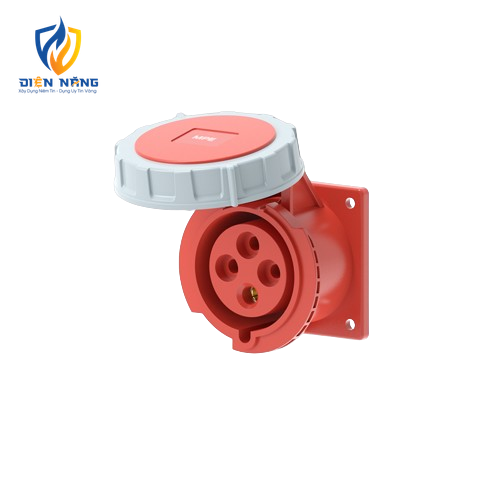 Ổ cắm loại cố định bắt trên bảng điện 4 cực, 16A, IP67 mã MPN2-3142