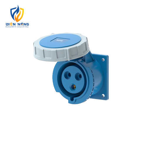 Ổ cắm loại cố định bắt trên bảng điện 3 cực, 32A, IP67 mã MPN2-3232
