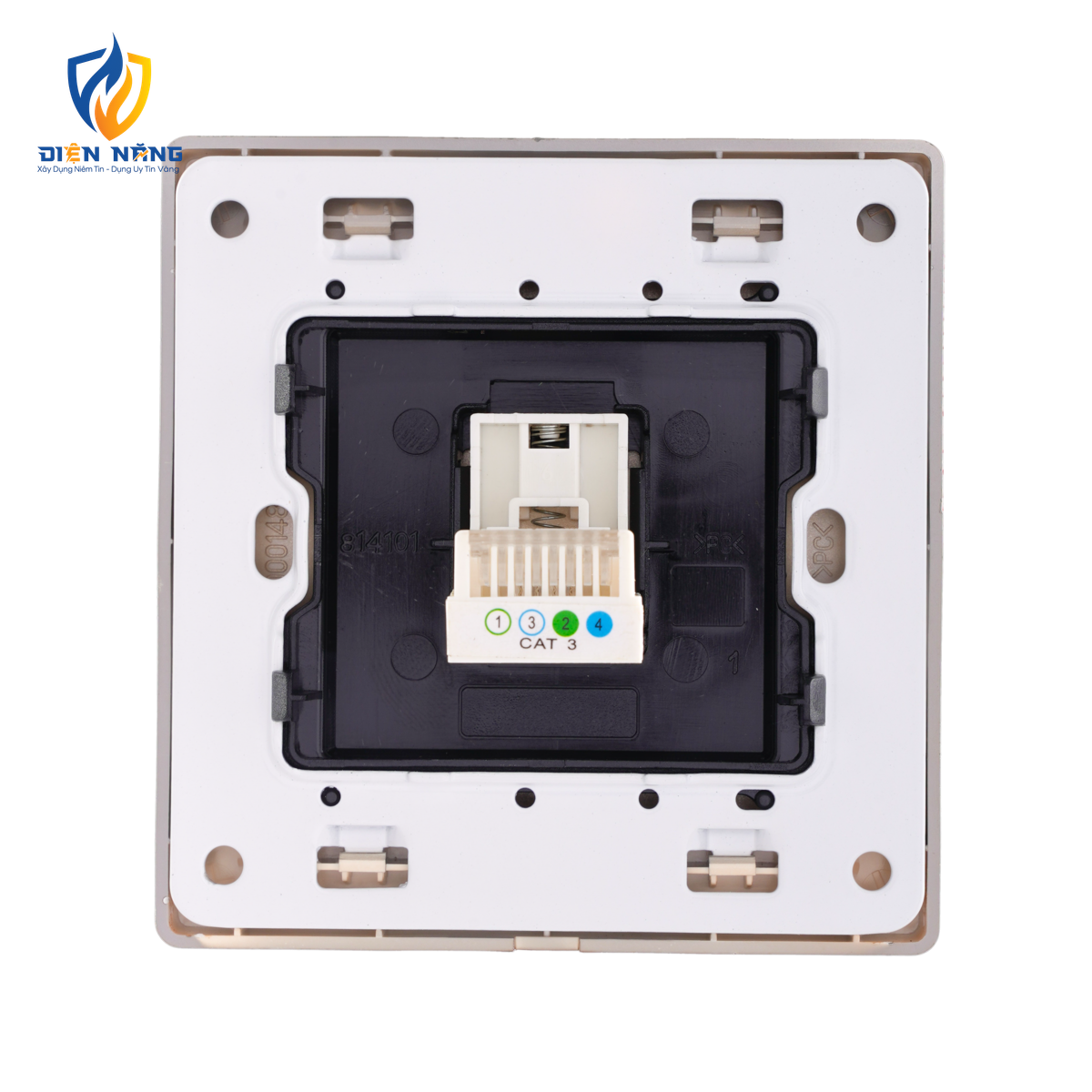 Mặt ổ cắm điện thoại KT86x89mm mã S7TEL - anh 3