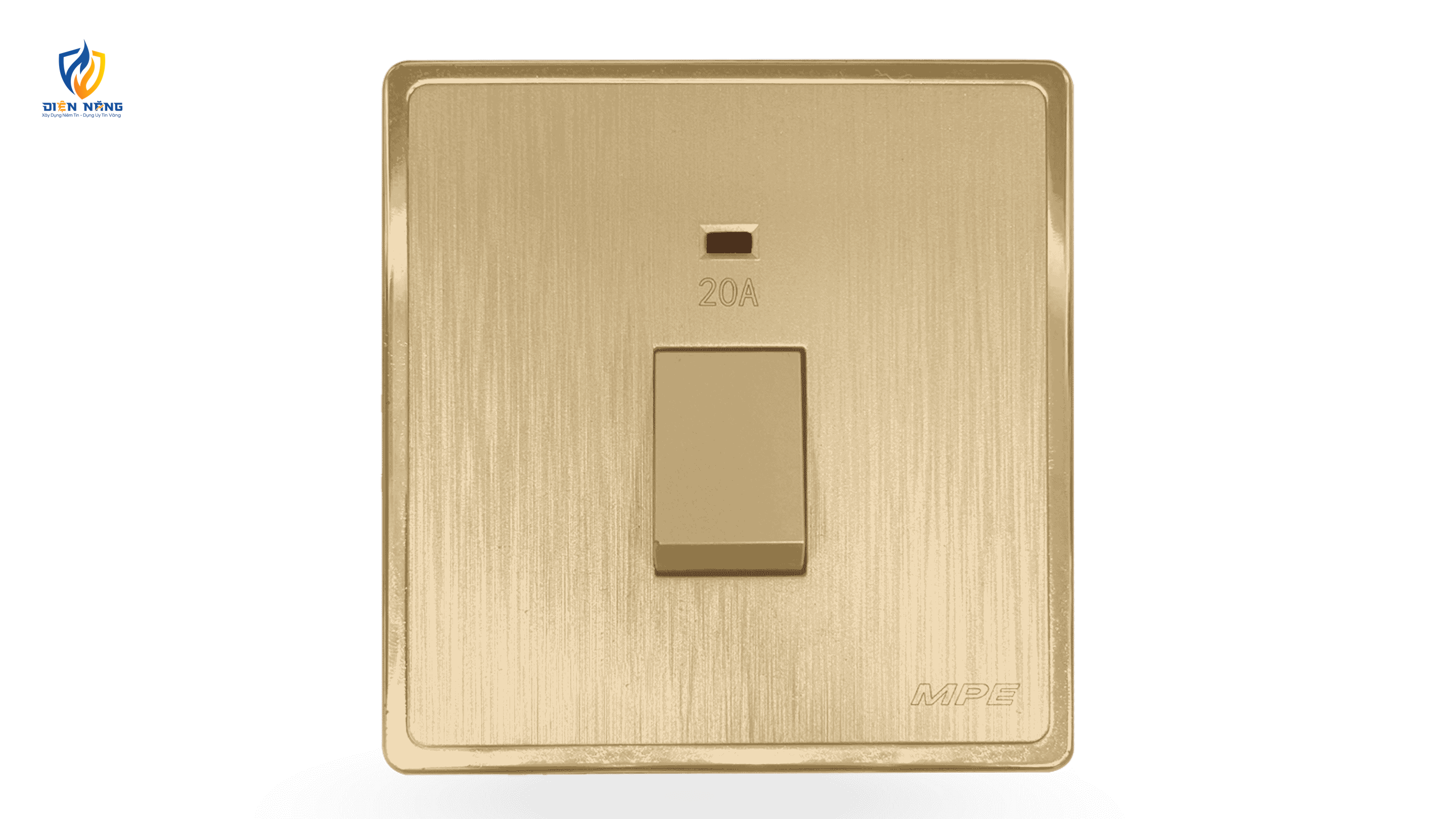 Mặt công tắc 2 cực 20A KT86x89mm mã S7MD20