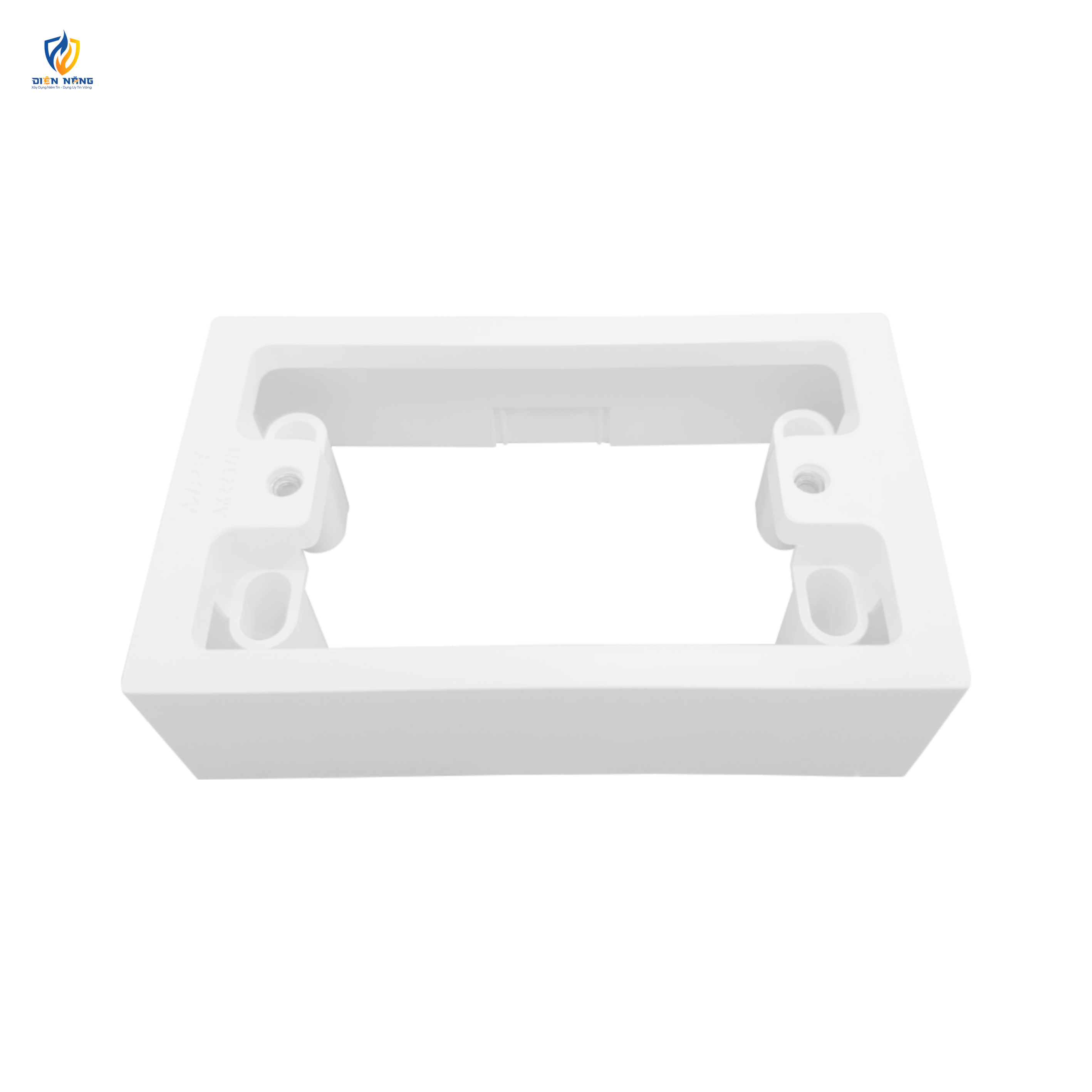 Hộp nhựa nổi dùng cho các mặt, ổ cắm A20 và viền A20-WN KT120x72x34mm mã AK2237N