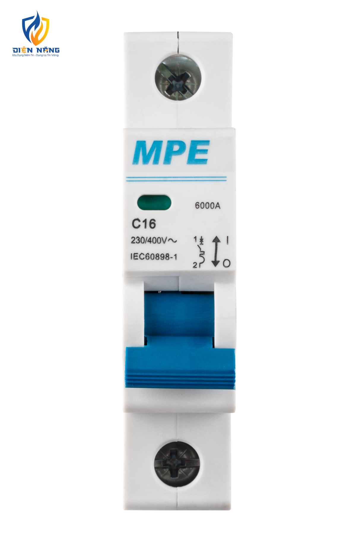 Cầu dao tự động MCB 1 cực, 16A, 6kA mã MP6-C116