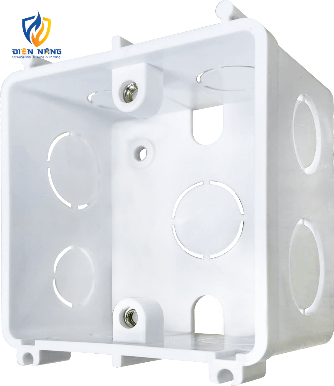 Đế âm chống cháy dùng cho các mặt nạ vuông KT75x75x50mm mã A157V