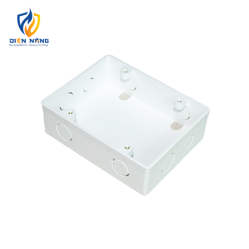 Hộp nhựa âm tường dùng cho 2 mặt đơn KT134x105x40mm mã A157ND
