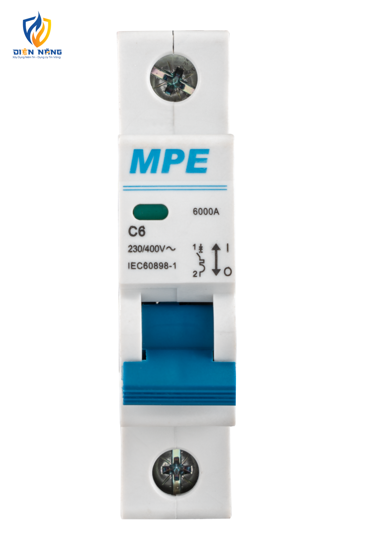 Cầu dao tự động MCB 1 cực, 6A, 6kA mã MP6-C106