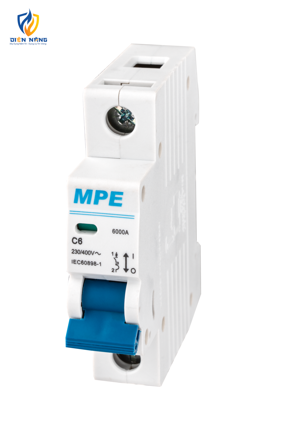 Cầu dao tự động MCB 1 cực, 6A, 6kA mã MP6-C106 - anh 2