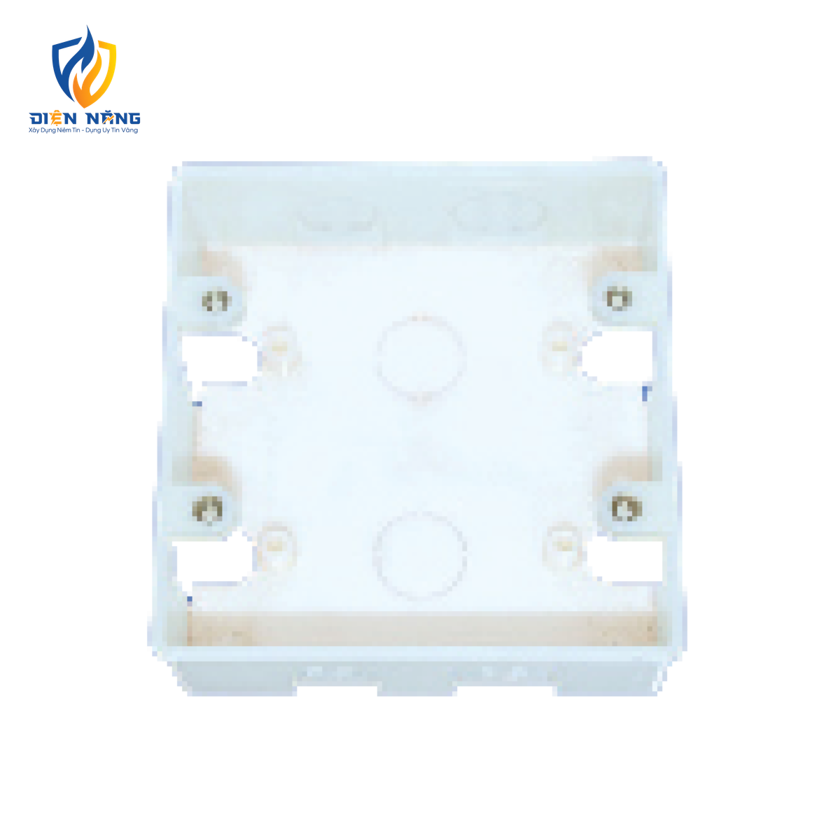 Hộp nhựa âm tường dùng cho mặt đôi KT110x106x40mm mã A157N2