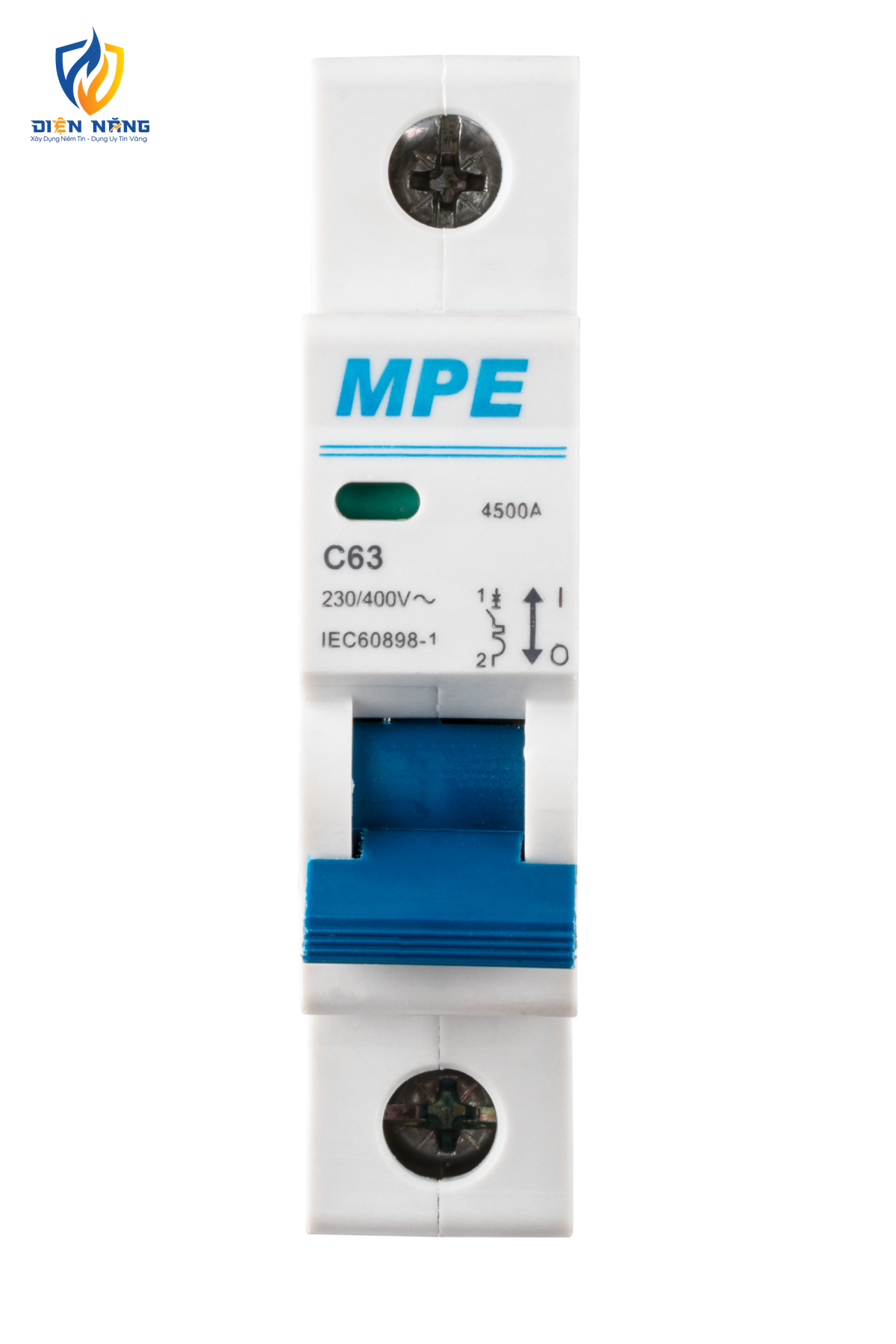 Cầu dao tự động MCB 1 cực, 63A, 4.5kA mã MP4-C163