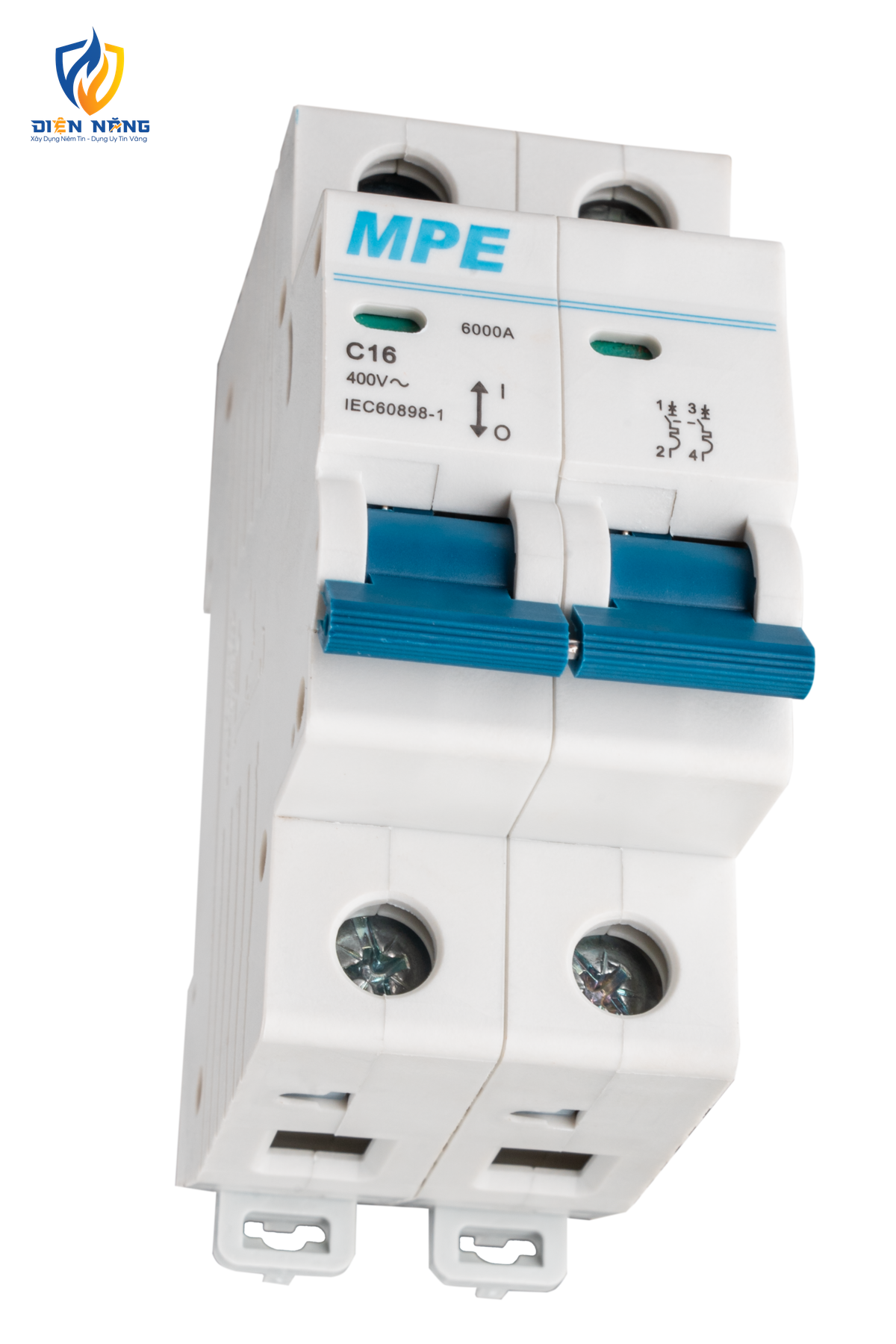 Cầu dao tự động MCB 2 cực, 16A, 6kA mã MP6-C216 - anh 3