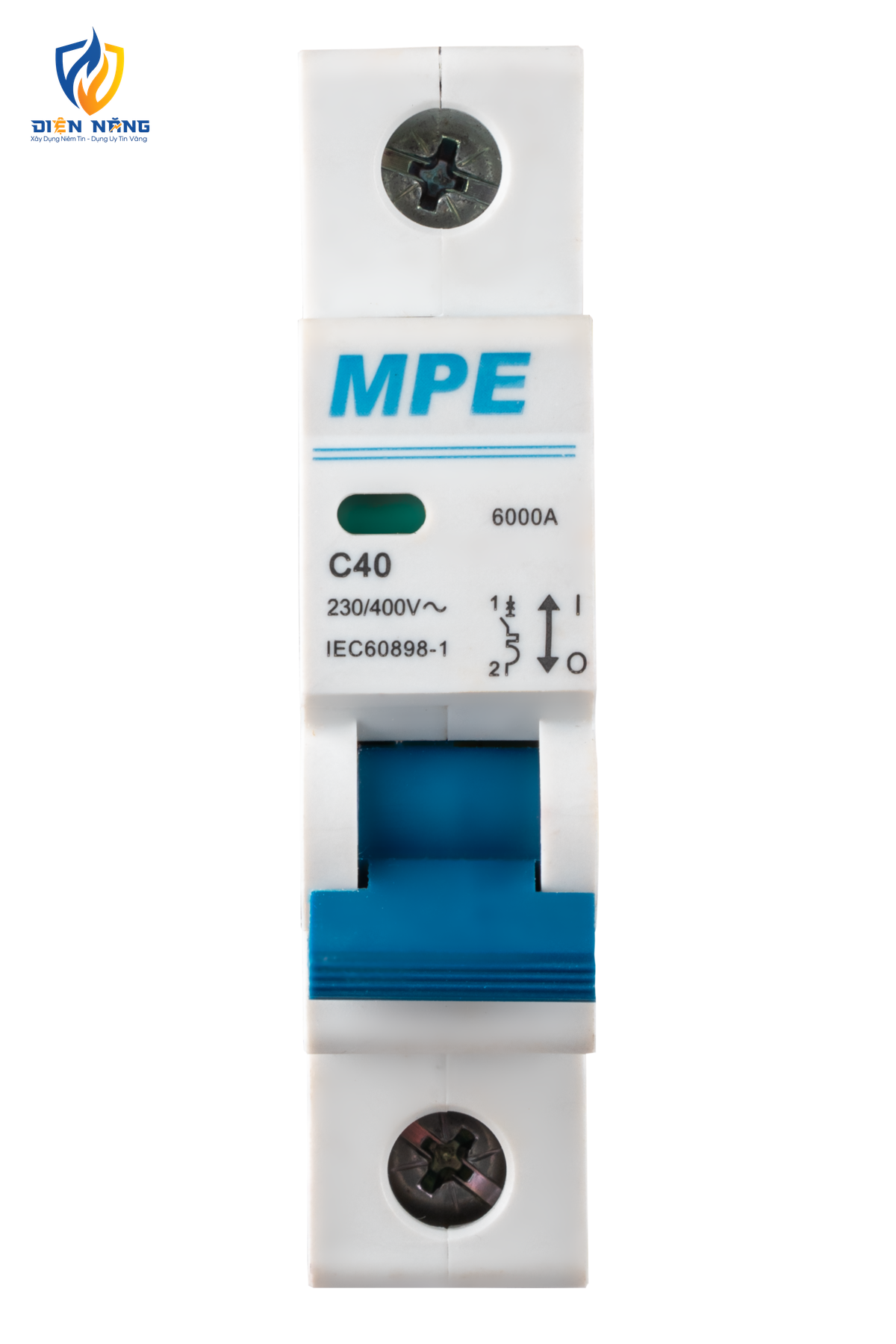 Cầu dao tự động MCB 1 cực, 40A, 6kA mã MP6-C140