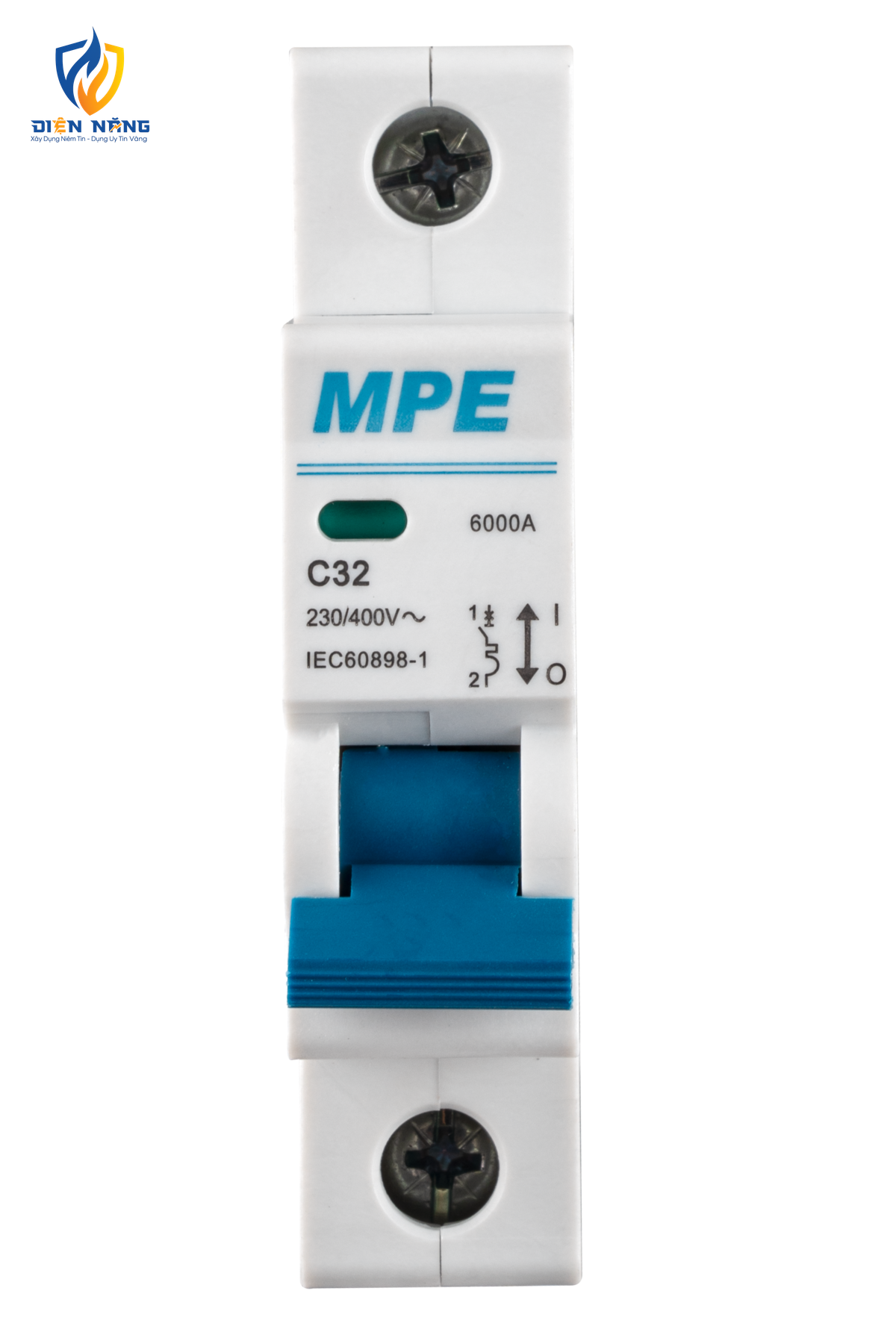 Cầu dao tự động MCB 1 cực, 32A, 6kA mã MP6-C132