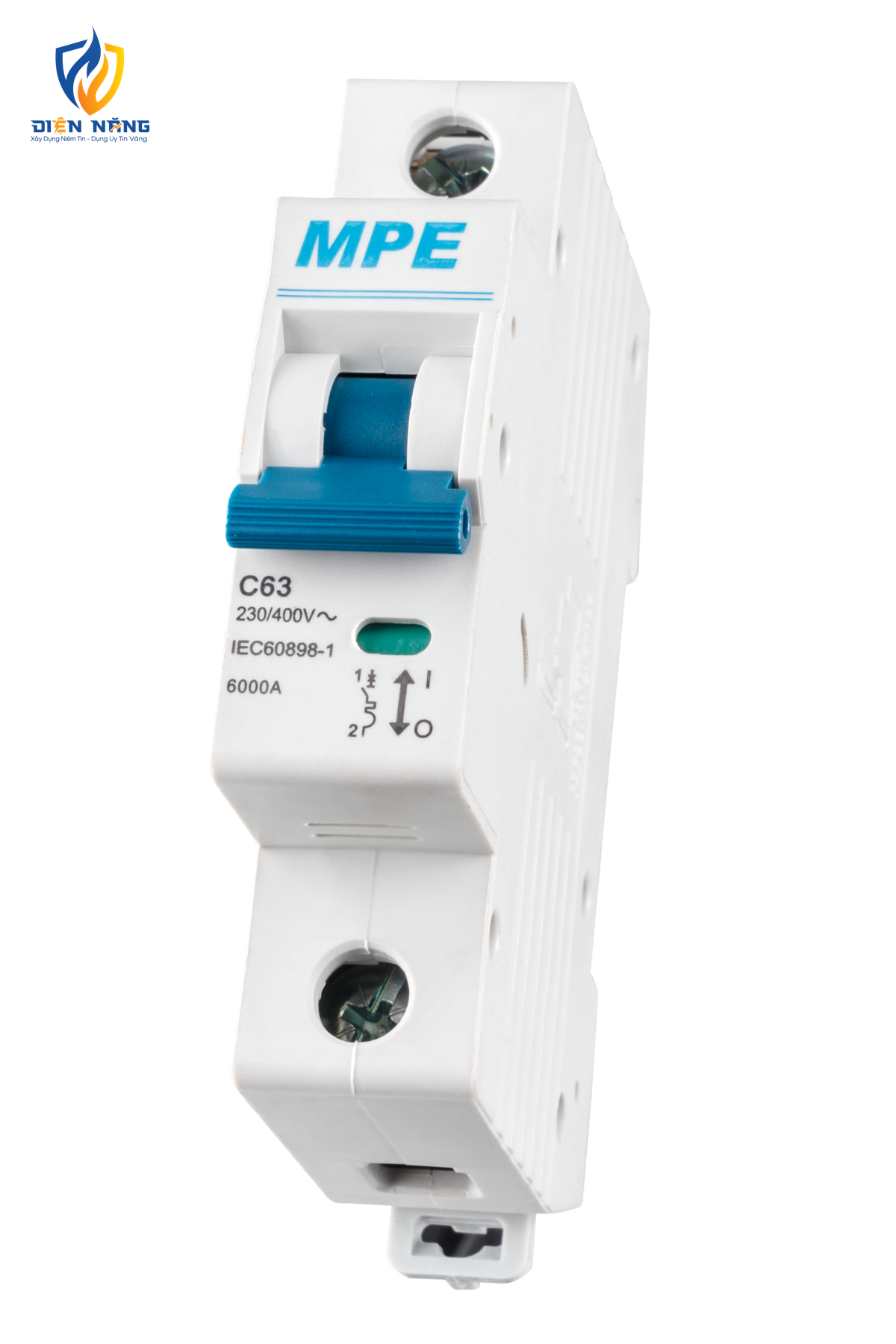 Cầu dao tự động MCB 1 cực, 63A, 6kA mã MP6-C163 - anh 3