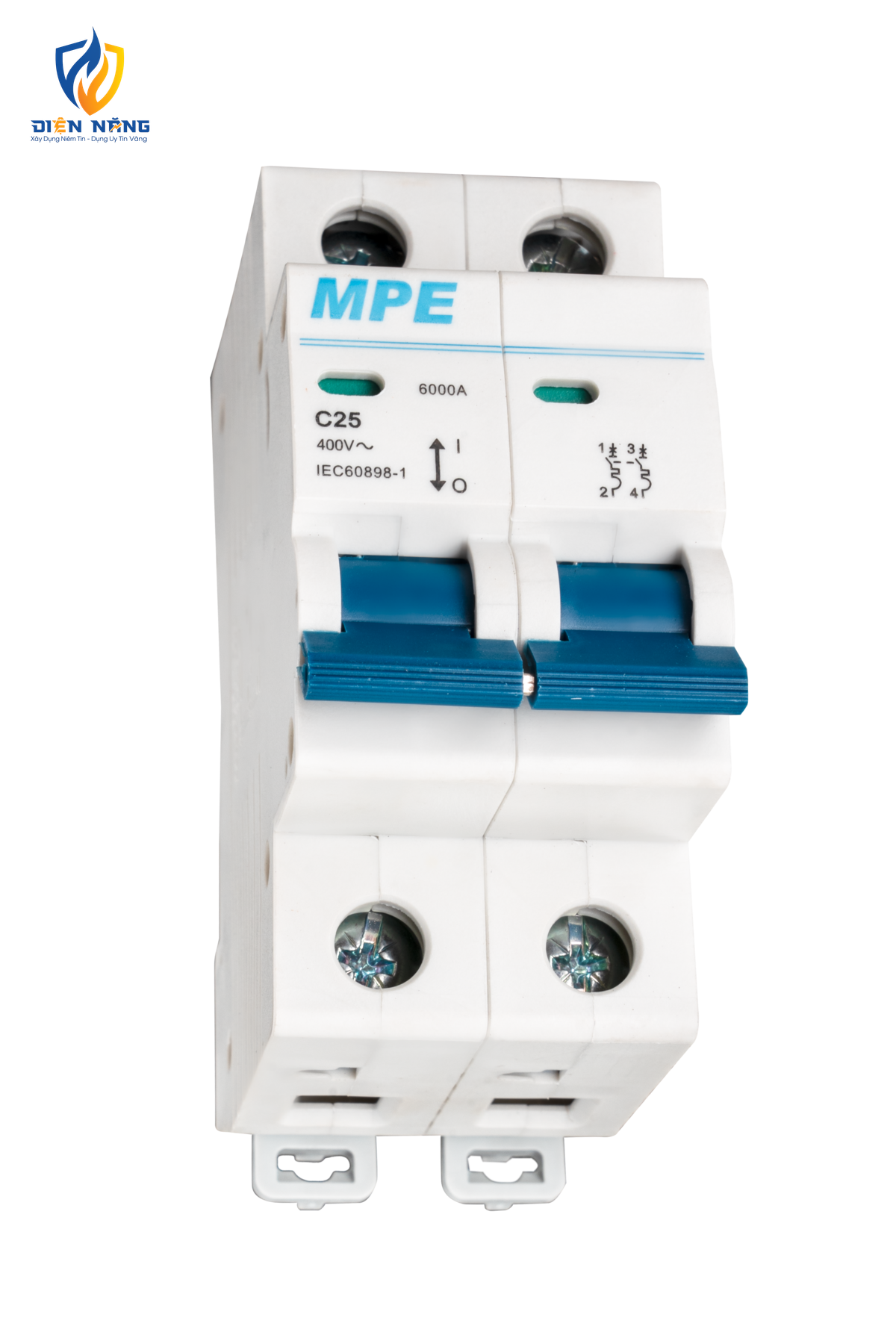 Cầu dao tự động MCB 2 cực, 25A, 6kA mã MP6-C225 - anh 3